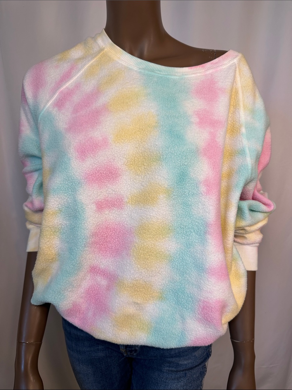 People of Leisure Tie-Dye Oversized Sweater | Made in LA | Organic Recycled
